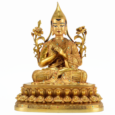 桌面铜像摆件全鎏金工艺欧斯特