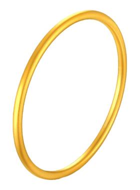 不掉色！仿真传承古法黄金手镯子