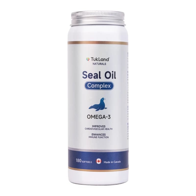 TUKLAND特科兰德进口海豹油鱼油成人中老年omega3鱼油软胶囊120粒