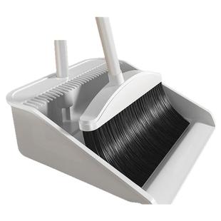 五月花扫把套装不粘毛发笤帚带梳齿扫把簸箕套装扫帚两件套大扫除