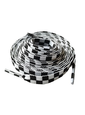 适配vans万斯棋盘格黑橙白色鞋带