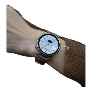 HIIIMEEX适用华为手表 gt4新款小牛皮表带gt3/gt2手表带真皮保时捷ecg版watch3pro荣耀magic2男女同款