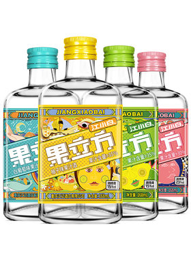 江小白果立方168ml多口味女士低度微醺甜酒果酒果汁酒