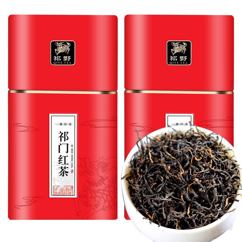 祁野祁红毛峰特级罐装250g