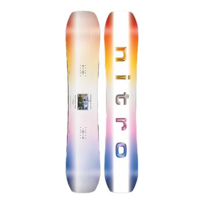 NITRO尼卓雪板OPTISYM彩虹板单板滑雪板全能公园滑雪单板25女款
