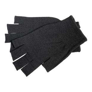 半指手套轻薄款黑色棉针织防晒透气户外登山骑行男女学生漏指弹力