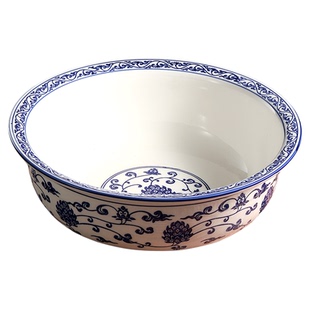 和面盆陶瓷加厚大号发揉面盆家用加深厨房洗菜盆汤盆不沾手活面盆