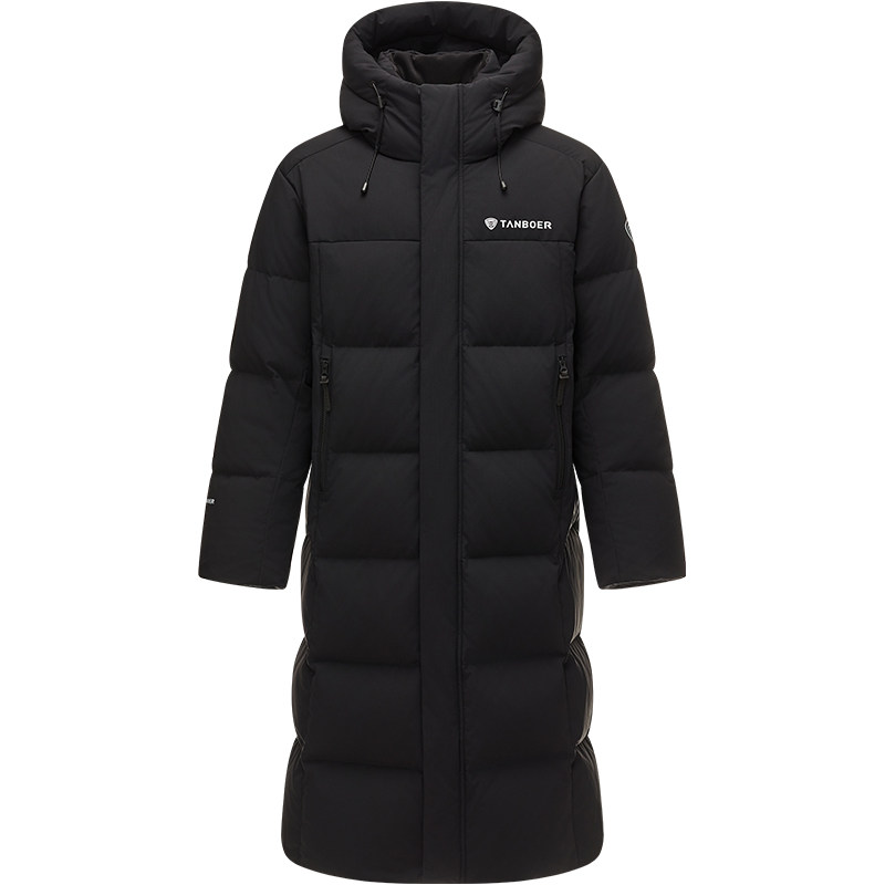 坦博尔【高充绒】长款羽绒服男2025新款冬季