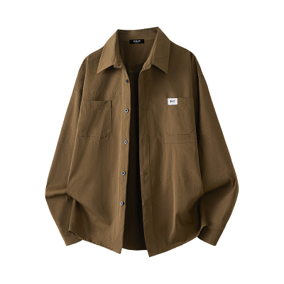 it：fivecm军绿色工装衬衫男外套