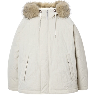 MLMR男装秋冬季新款舒适潮潮流简约风休闲宽松保暖羽绒服男女同款