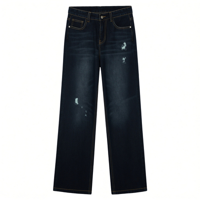 F1protagonist深蓝复古牛仔裤