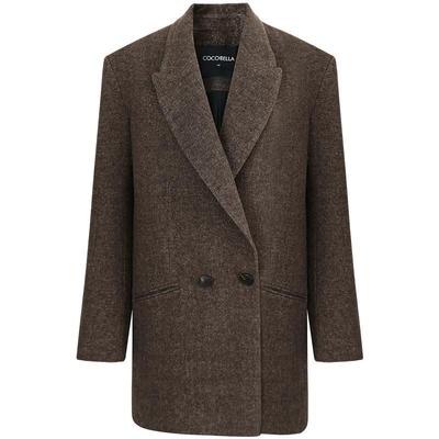 知性大女主廓形羊毛西装