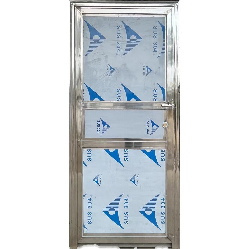 定制304双面板不锈钢入户工程出租房耐用防盗简约家用现代单门