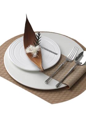 【八度空间】现代简约风格样板房间餐桌餐具摆台套装软西式餐盘