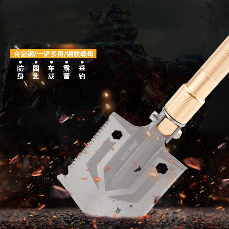 厂家直销兵工铲户外多功能折叠铲子铲工具工兵种植批发自驾车载