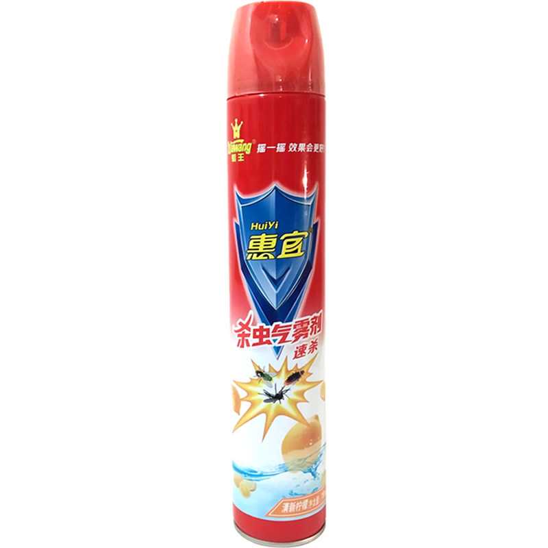蛙王惠宜杀虫气雾剂速杀型750ml*2瓶 家用驱灭杀蚊子苍蝇蟑螂