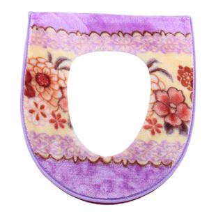 喜庆马桶垫新年春节家用拉链式坐便套毛绒冬季马桶坐垫圈新婚靓丽