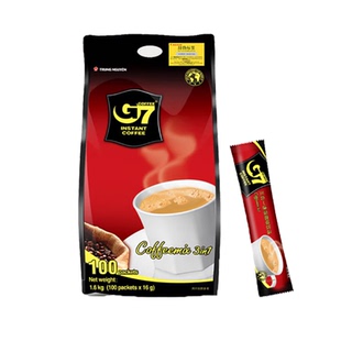 原装越南进口中原g7速溶咖啡 三合一咖啡1600g100条装中文国际版