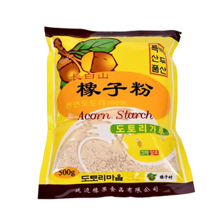 延边特产纯橡子淀粉500g朝鲜凉粉凉皮专用原料择子粉韩式橡子冻料