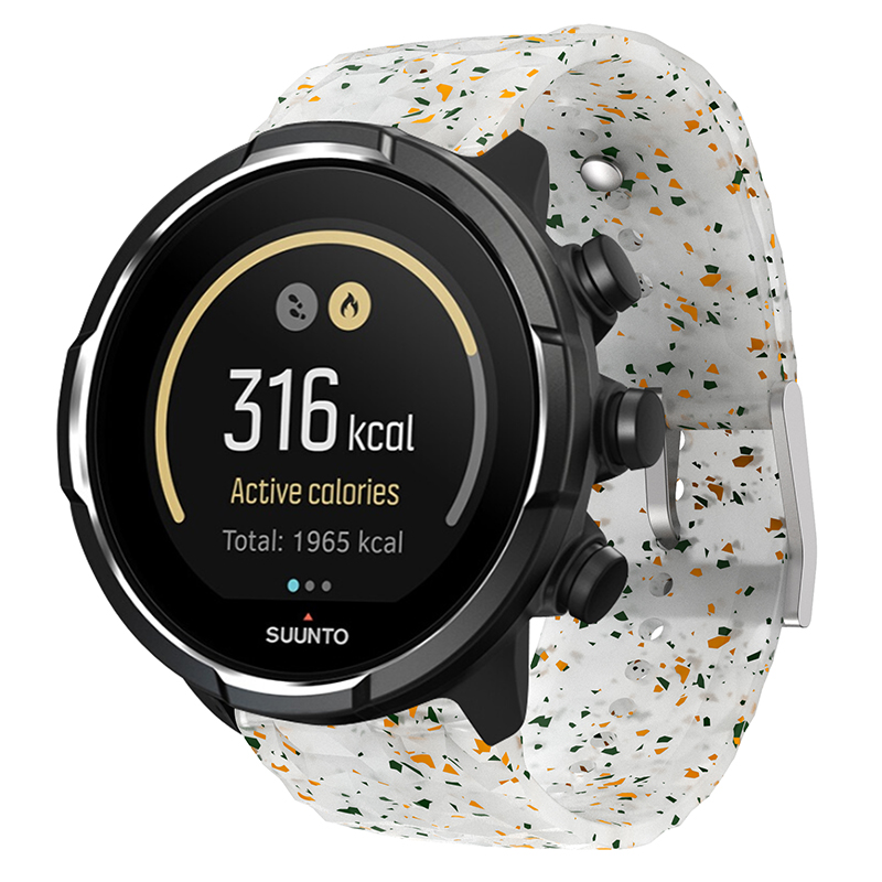 24mm松拓9系列智能手表suunto7/9baro/D5/斯巴达快拆钉扣硅胶表带