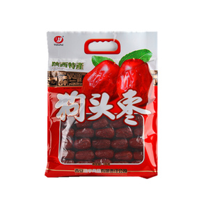 益佳红枣陕西狗头枣陕西特产级2斤西安大枣陕北延安六星红枣礼袋
