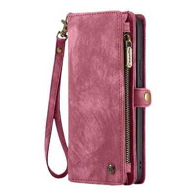 适用苹果15真皮商务磁充保护套