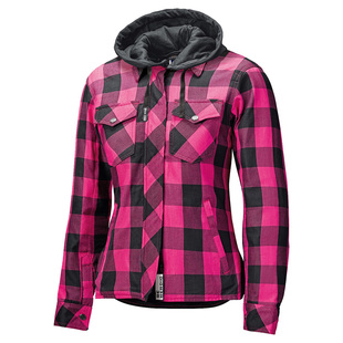 德国Held Lumberjack II 62010女式格子衬衫连帽夹克骑行服