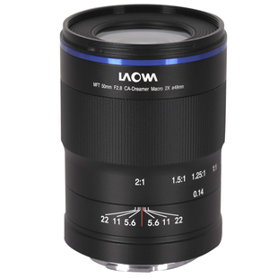 LAOWA老蛙MFT 50mm F2.8 2X放大微距镜头50 2.8 M43口适合 GH5