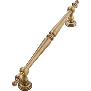 古铜色黄铜拉手柜门把手法式欧式复古抽屉橱柜厨房衣柜中古风美式