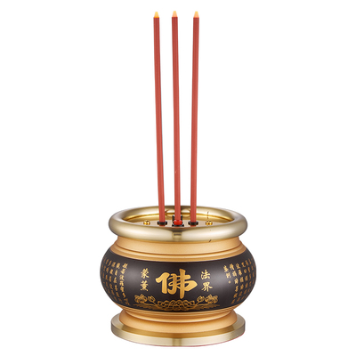 led充电香炉蜡烛菩萨佛供灯