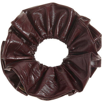 兰诺红色皮质大肠发圈女头绳