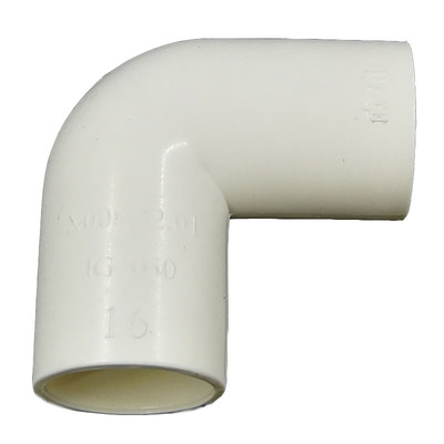 联塑PVC阻燃直角弯3/4/6分1寸