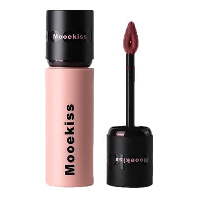 Mooekiss木柯诗唇泥v32绒雾唇釉木诗柯v12红棕色不粘杯新色女正品