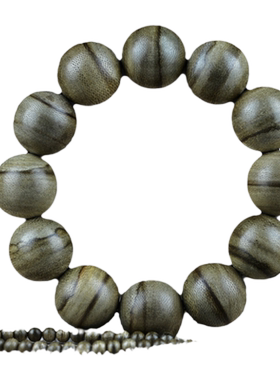 保真108颗佛珠老料加里曼丹沉香