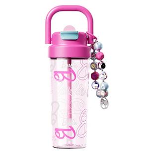 GERM芭比联名夏天水杯女生高颜值新款儿童塑料杯子上学便携吸管杯