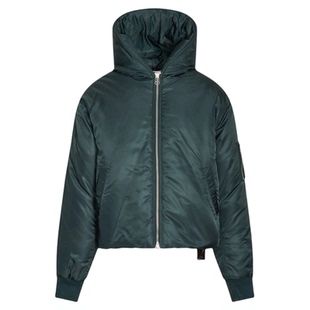 PEACEMAKER OAMC® 25秋冬 光滑面料短款连帽飞行员夹克