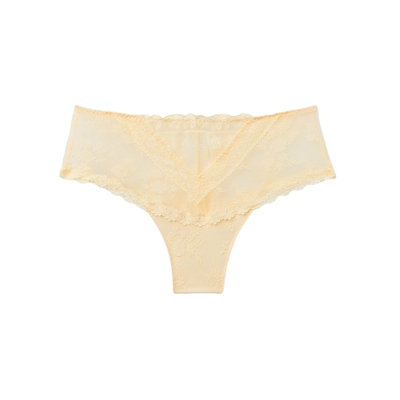Intimissimi意舒漫26夏季新品性感纯欲花卉刺绣高腰巴西裤SC2601B