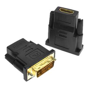 碧峦数码专营店dvi公转hdmi/HDMI母高清线转接头电脑器显示器接口电视投影仪显卡