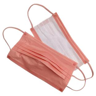 鲑鱼粉色口罩朱顶红注定红鲑鱼红暖色高级软糯粉橘色清爽愉悦情绪