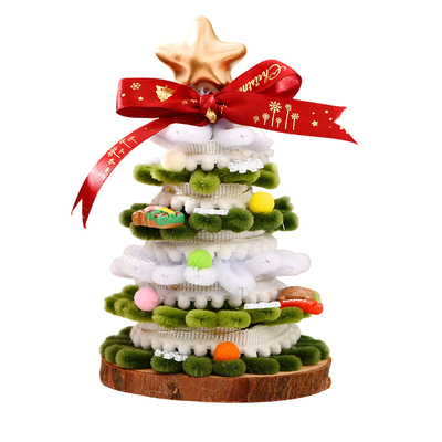 圣诞树花环铃铛装饰房门车挂件