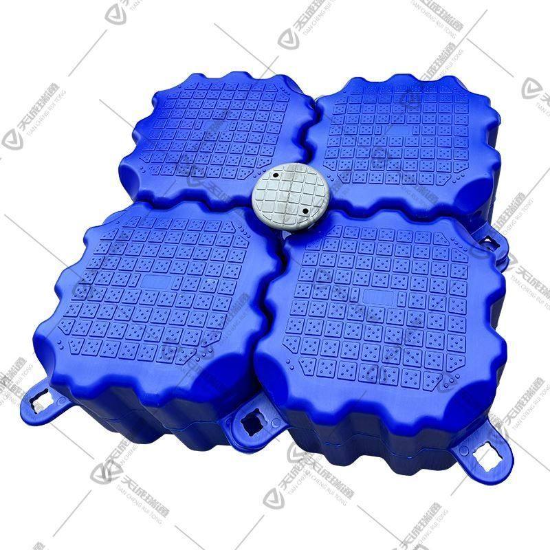 水上浮筒码头塑料浮桶浮箱码头吊泵网箱养殖水上平台浮漂浮桥浮台