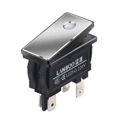 顺丰发货蓝波防水金属船型开关