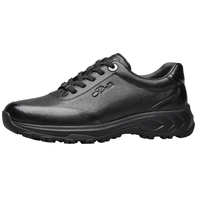 宾度男士真皮复古防滑运动鞋