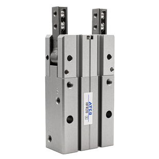 180度开闭型气动手指气缸HFR10/HFR16/20/25/32/N/H通孔