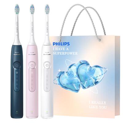 飞利浦声波电动牙刷微泡水流