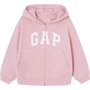 Gap男女幼童大童2024LOGO经典连帽卫衣大小童同款儿童装针织外套