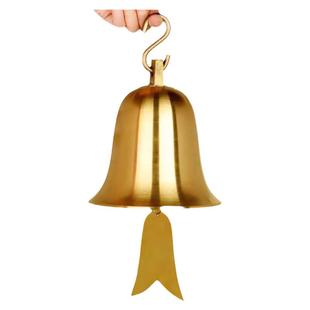 黄铜风铃挂件铜铃铛大号寺院庭院佛塔房屋全铜道观古建筑摆件屋檐