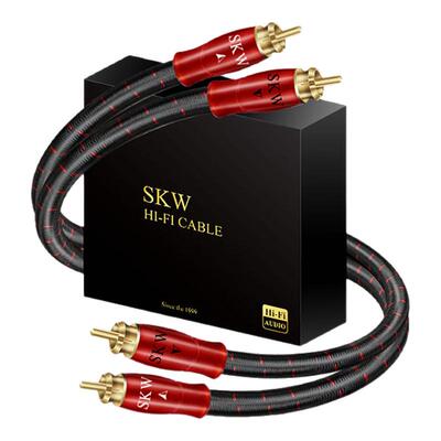 skw二对二双莲花信号线纯铜