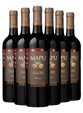 大地MAPU珍藏梅洛干红葡萄酒