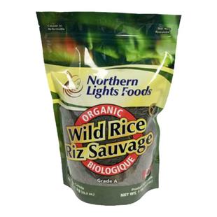 加拿大进口野米碎400g冰湖有机长松针米黑菰米杂粮粥一号苏必利尔